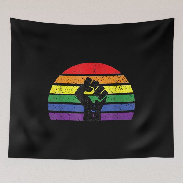 Item preview,  Lgbt Gay Trans Pride Blm Fist Flag designed and sold by miann4.