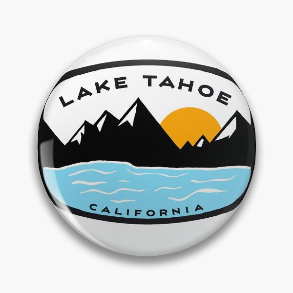 Item preview, Lake Tahoe California-Nevada Vintage Retro Adventure Travel Mountain Hiking, Camping designed and sold by tmartinezta.