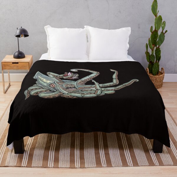 Vista previa del artículo con la obra «calamar de terror», diseñado y vendido por EdithRedman.