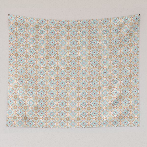 Item preview, Fall Vibes Aqua and Rust | Cherie's Art(c)2021 designed and sold by CheriesArt.
