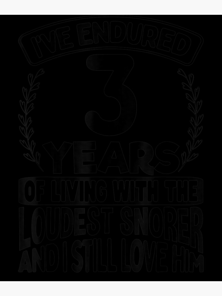 "3rd Wedding Anniversary Gifts For Her 3 Years Of Marriage " Poster for