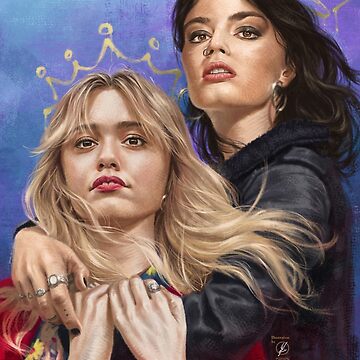 Artwork thumbnail, Maeve & Aimee Painted Portrait by WolfgangLeBlanc
