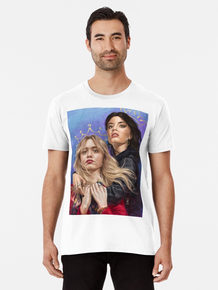 Thumbnail 1 of 6, Premium T-Shirt, Maeve & Aimee Painted Portrait designed and sold by WolfgangLeBlanc.