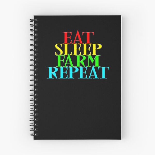 Item preview, eat sleep farm repeat 1 designed and sold by Nikmay Design.