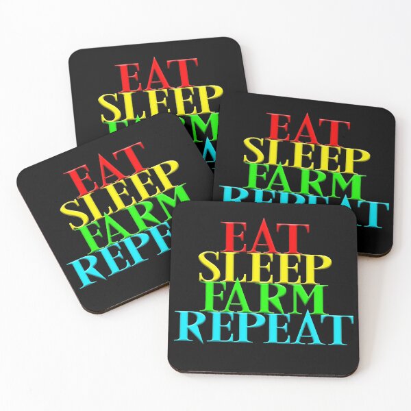 Item preview, eat sleep farm repeat 1 designed and sold by Nikmay Design.