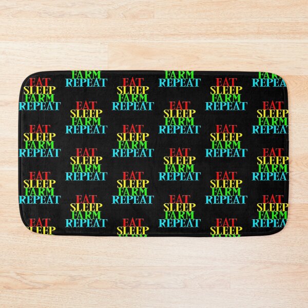 Item preview, eat sleep farm repeat 1 designed and sold by Nikmay Design.