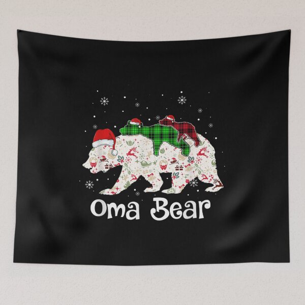 Item preview,  Two Cubs Red Green Plaid Christmas Pajama designed and sold by miann4.