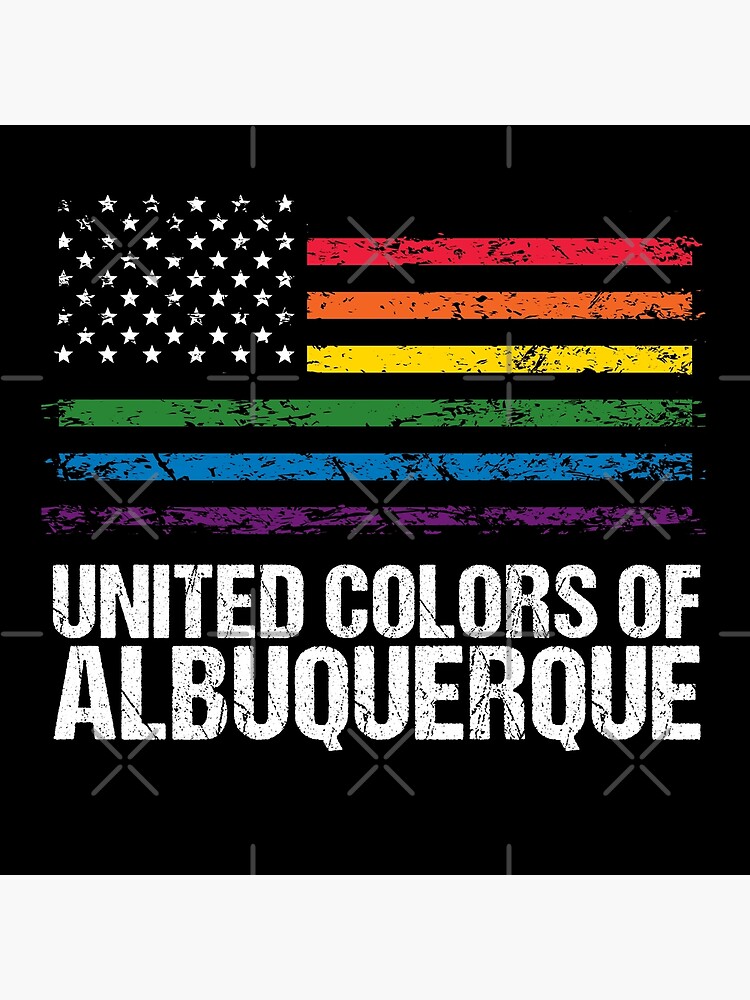 "Albuquerque LGBT USA Flag Pride From Albuquerque" Photographic Print