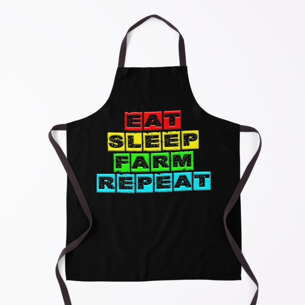 Item preview, eat sleep farm repeat 2 designed and sold by Nikmay Design.