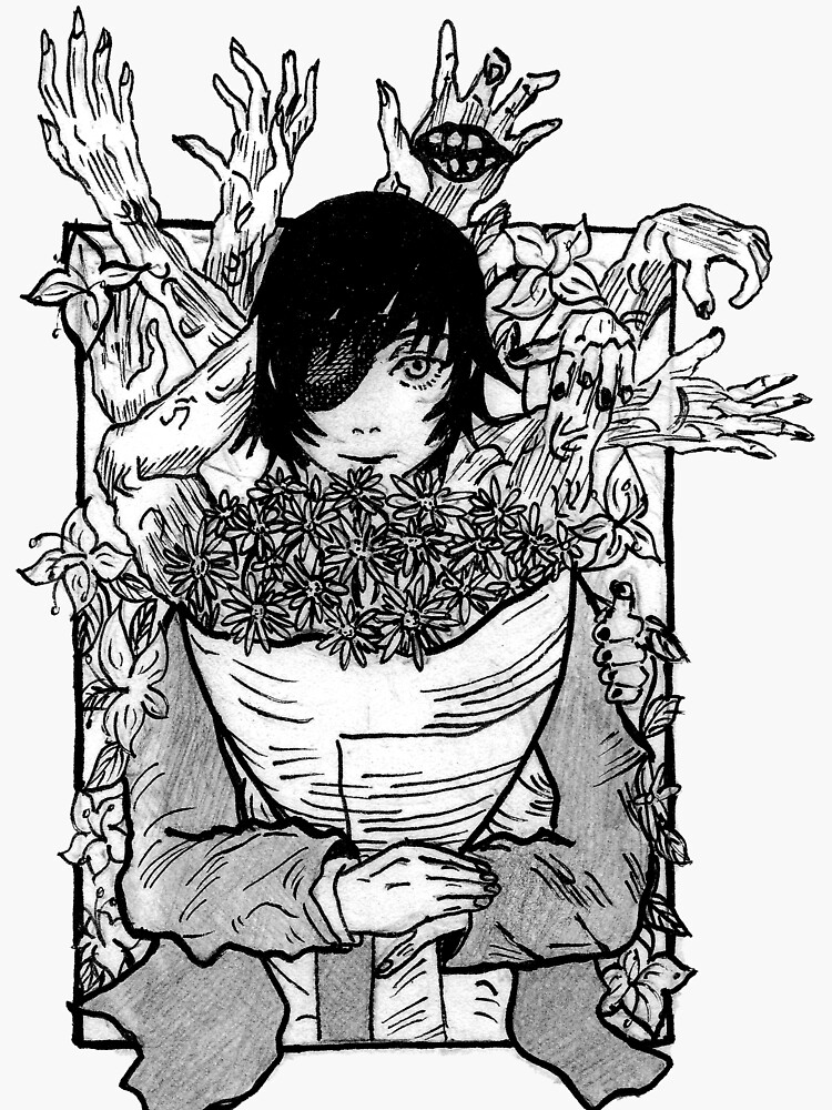 "Himeno Death Chainsaw Man" Sticker for Sale by renvtoleite Redbubble