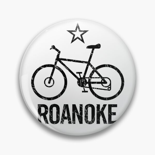 Item preview, Roanoke Virginia Mountain Trail Bike and Star Logo designed and sold by hobrath.