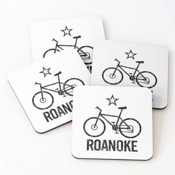 Item preview, Roanoke Virginia Mountain Trail Bike and Star Logo designed and sold by hobrath.
