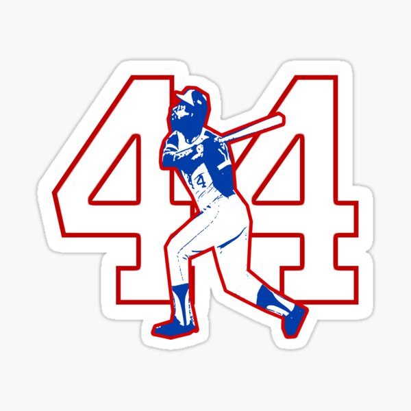 Item preview, THE HAMMERIN HANK STICKER ATLANTA designed and sold by ProSosh.