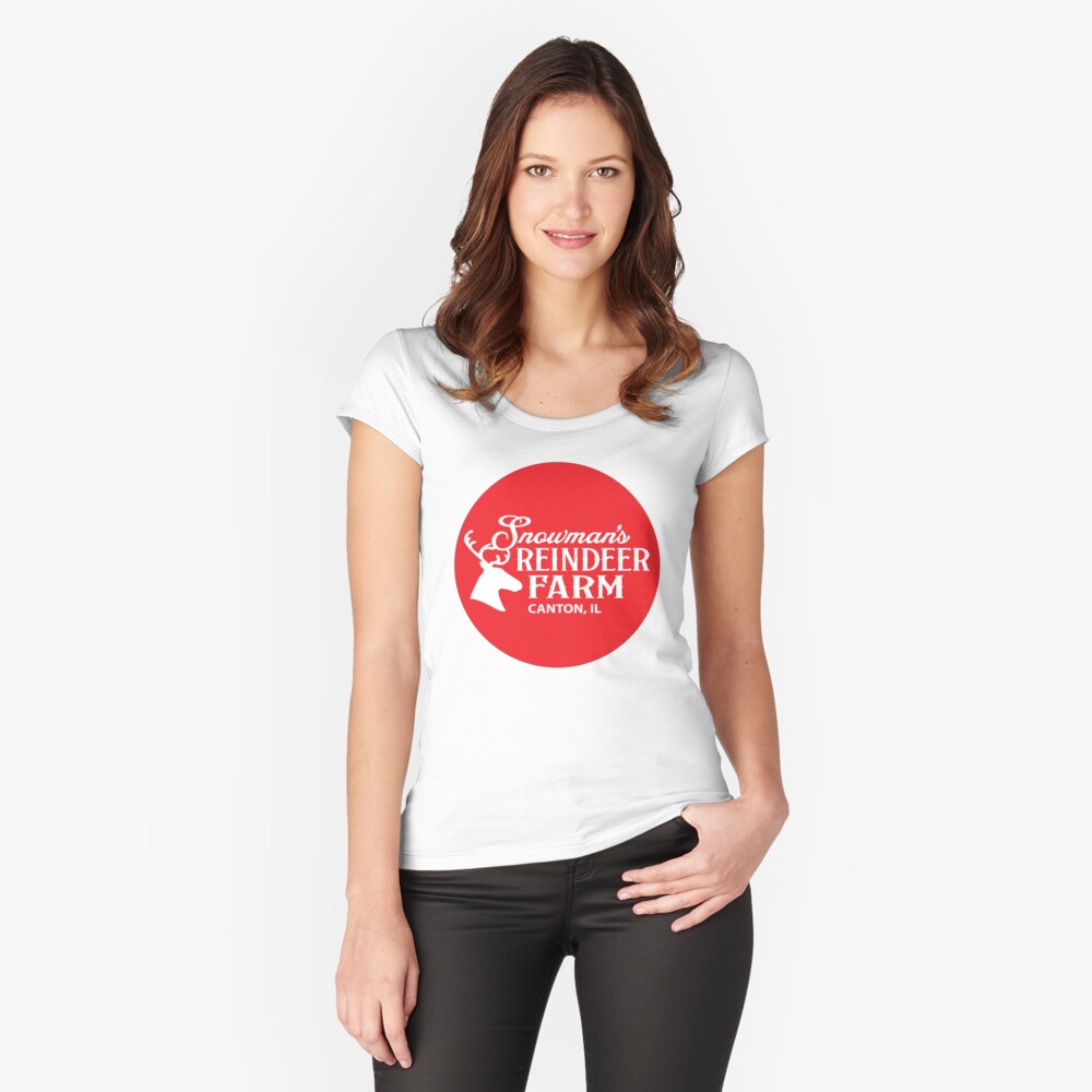 Item preview, Fitted Scoop T-Shirt designed and sold by SnowmanRF.