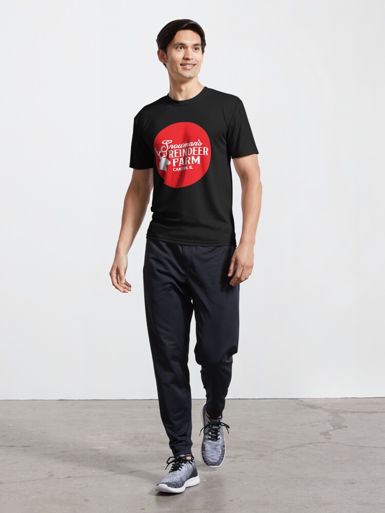 Thumbnail 5 of 7, Active T-Shirt, SRF Red Circle Logo designed and sold by SnowmanRF.