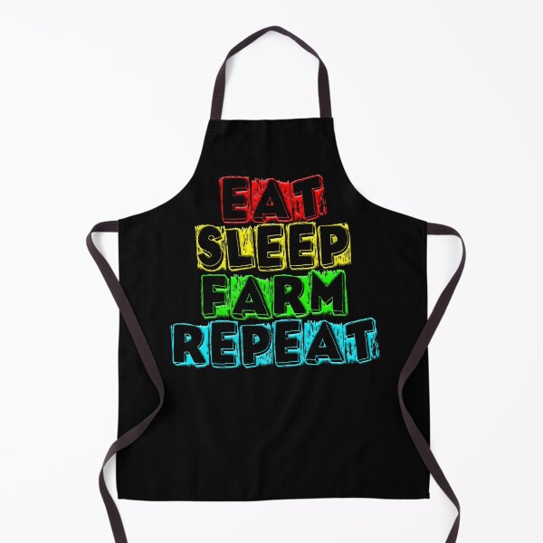 Item preview, eat sleep farm repeat 4 designed and sold by Nikmay Design.