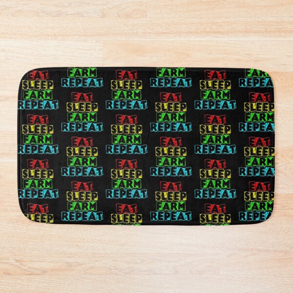 Item preview, eat sleep farm repeat 4 designed and sold by Nikmay Design.