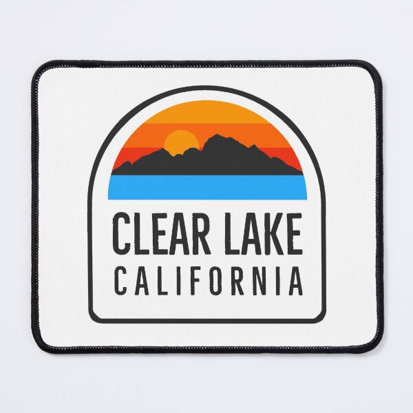 Item preview, Clear Lake California Vintage Retro Adventure Travel Mountain Hiking, Camping designed and sold by tmartinezta.