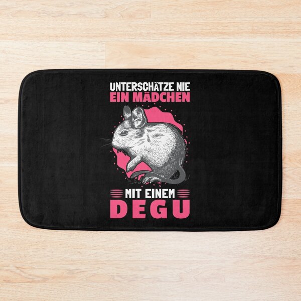 Item preview, Girl with degu rodent chilean rodent designed and sold by madgrfx.