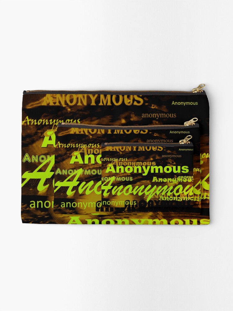 Thumbnail 2 of 4, Zipper Pouch, Anonymous designed and sold by randorr.