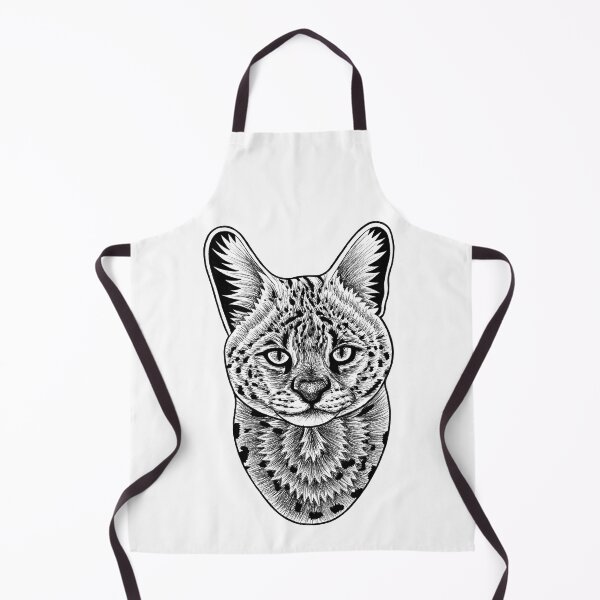 Item preview, Serval cat designed and sold by LorenDowding.