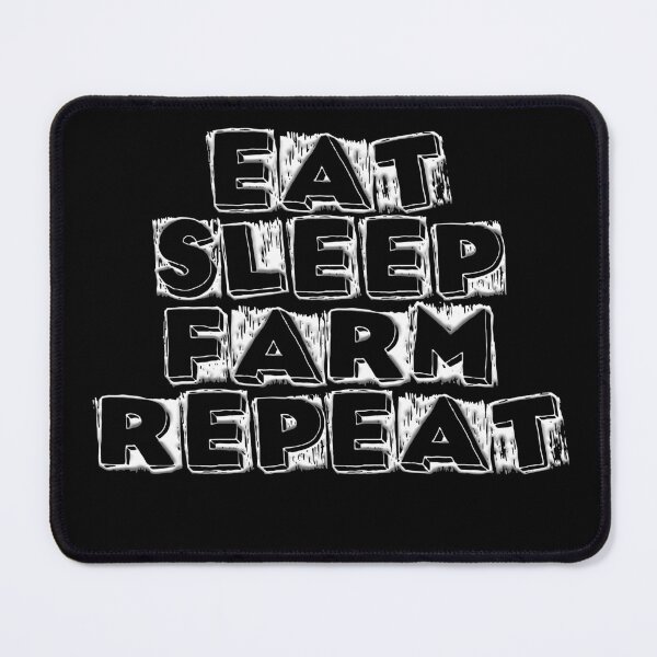 Item preview, eat sleep farm repeat 5 designed and sold by Nikmay Design.