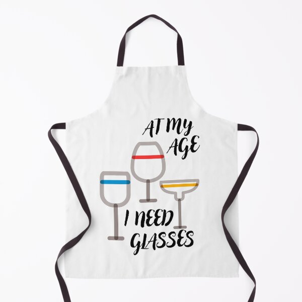 Item preview, At my age I need glasses - glass designed and sold by Good-tees.