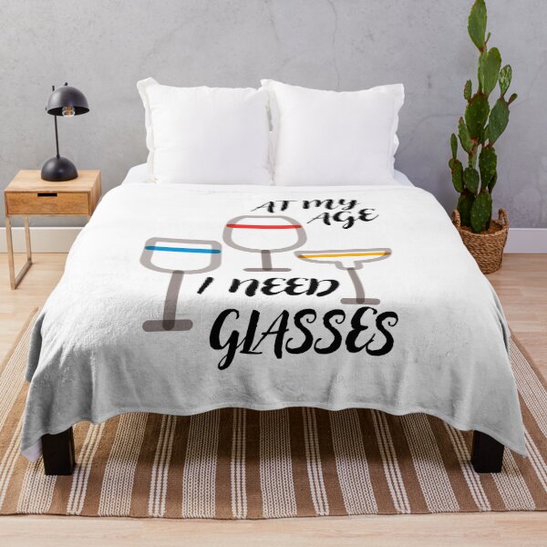 Item preview, At my age I need glasses - glass designed and sold by Good-tees.