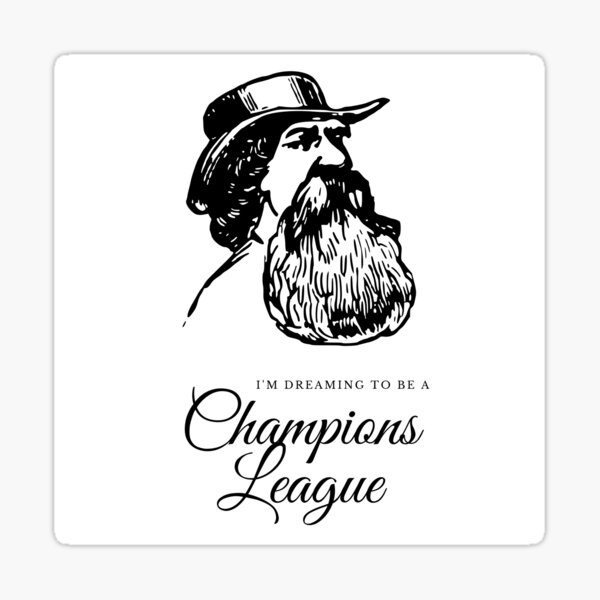 "Champions League bold predictions Design " Sticker for Sale by