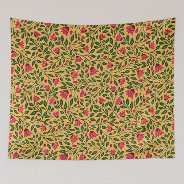 Item preview, Yellow Floral designed and sold by Divyam Chaya Bernstein.