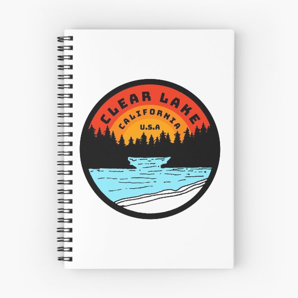 Item preview, Clear Lake California Vintage Retro Adventure Travel Mountain Hiking, Camping designed and sold by tmartinezta.