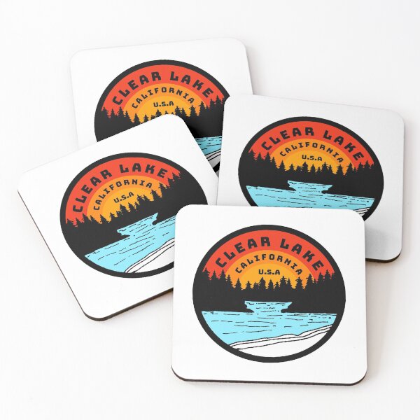 Item preview, Clear Lake California Vintage Retro Adventure Travel Mountain Hiking, Camping designed and sold by tmartinezta.