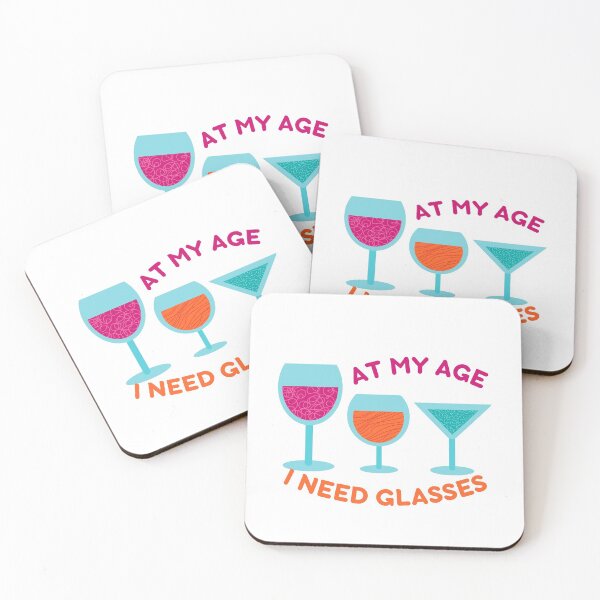 Item preview, At my age I need glasses - colorful designed and sold by Good-tees.