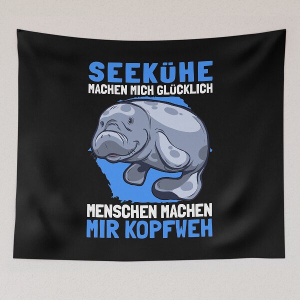 Item preview, Manatee headache manatee marine mammal designed and sold by madgrfx.