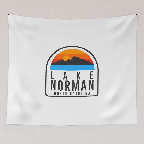 Item preview, Lake Norman North Carolina Vintage Retro Adventure Travel Mountain Hiking, Camping designed and sold by tmartinezta.