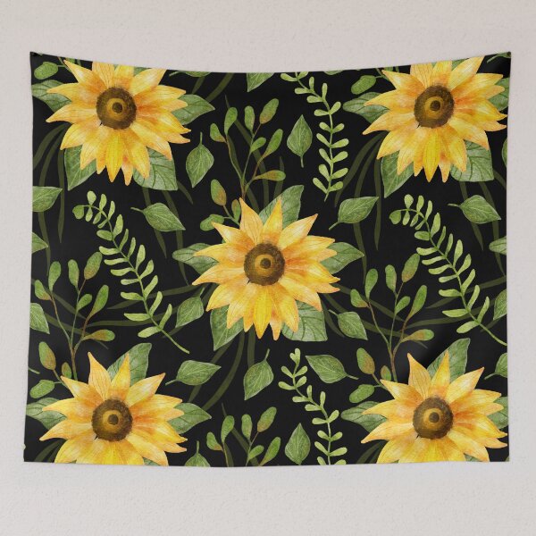 Item preview, Wild Sunflowers Floral Pattern designed and sold by Alladin7.
