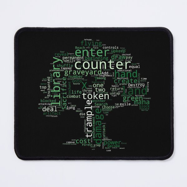 Item preview, Green Mana Word Cloud designed and sold by Argetlam99.