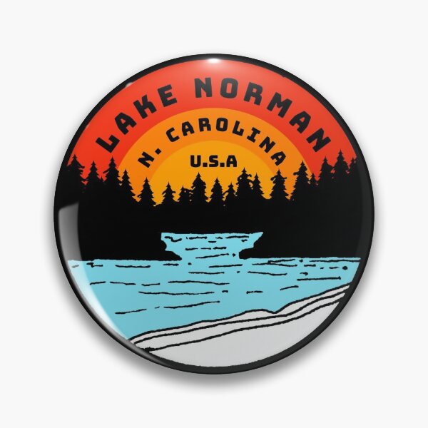 Item preview, Lake Norman North Carolina Vintage Retro Adventure Travel Mountain Hiking, Camping designed and sold by tmartinezta.