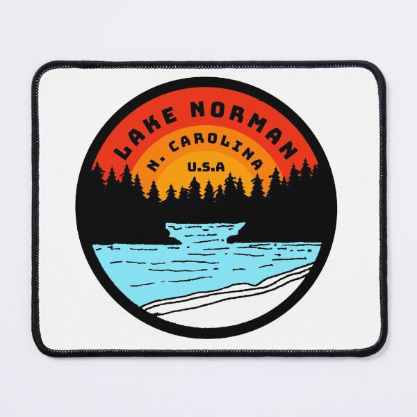 Item preview, Lake Norman North Carolina Vintage Retro Adventure Travel Mountain Hiking, Camping designed and sold by tmartinezta.