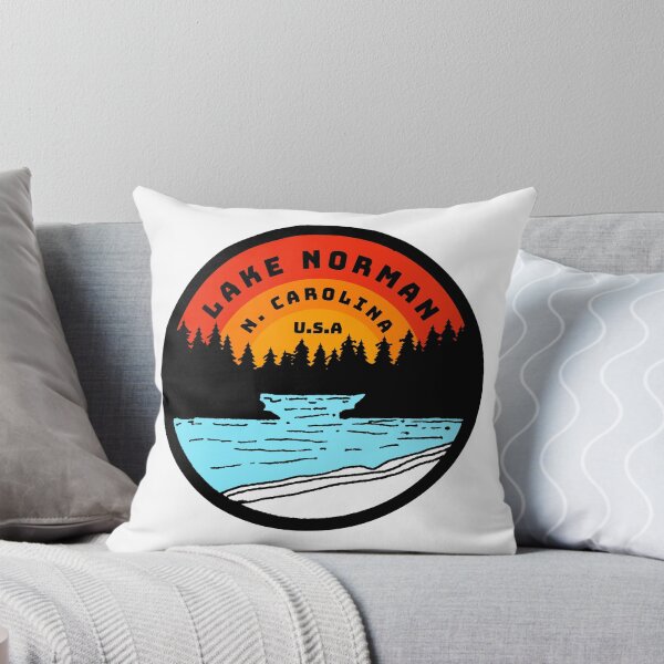 Item preview, Lake Norman North Carolina Vintage Retro Adventure Travel Mountain Hiking, Camping designed and sold by tmartinezta.