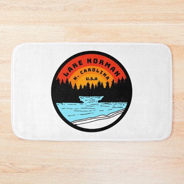 Item preview, Lake Norman North Carolina Vintage Retro Adventure Travel Mountain Hiking, Camping designed and sold by tmartinezta.