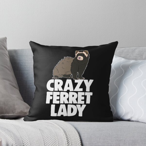 Item preview, Crazy Ferret Lady designed and sold by Bendthetrend.