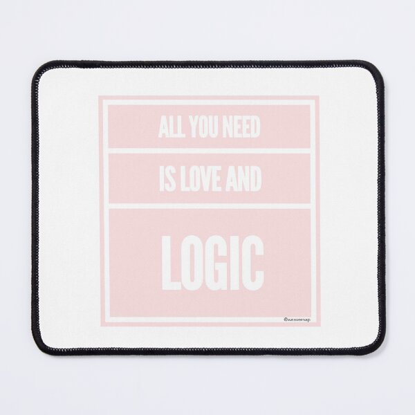 Item preview, All You Need is Love and Logic designed and sold by weavernap.