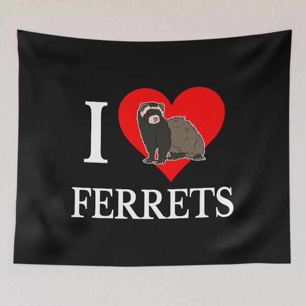 Item preview, I Love Ferrets designed and sold by Bendthetrend.