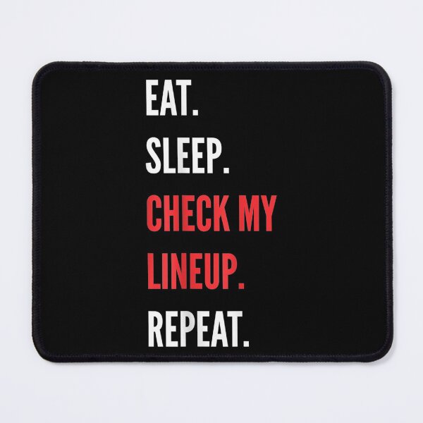 Item preview, Fantasy Eat Sleep Check Lineup Draft Party Kit designed and sold by miann4.