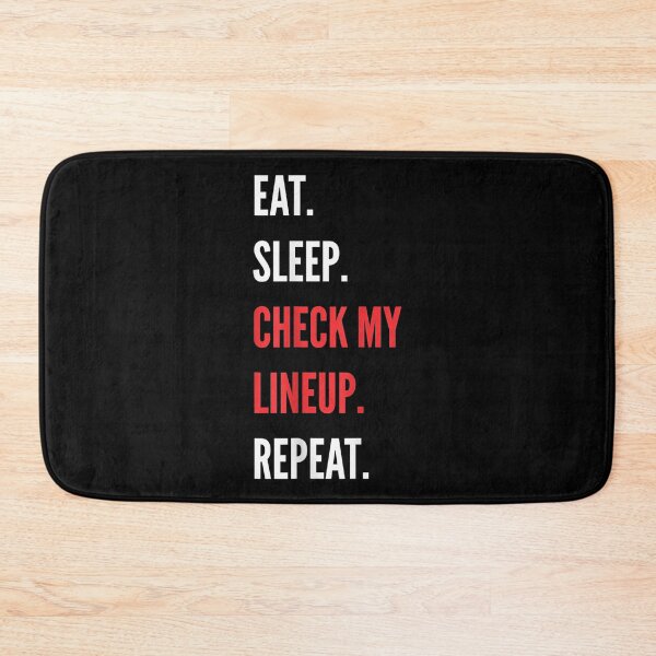 Item preview,  Fantasy Eat Sleep Check Lineup Draft Party Kit designed and sold by miann4.