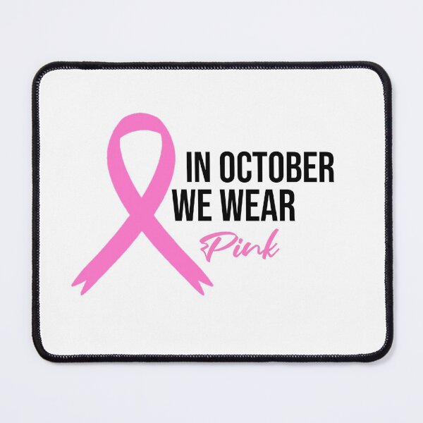 Item preview, In October We Wear Pink Pumpkin Plaid Breast Cancer Awareness designed and sold by LifeDesignStore.