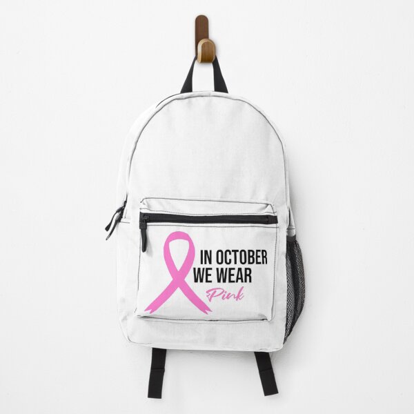 Item preview, In October We Wear Pink Pumpkin Plaid Breast Cancer Awareness designed and sold by LifeDesignStore.