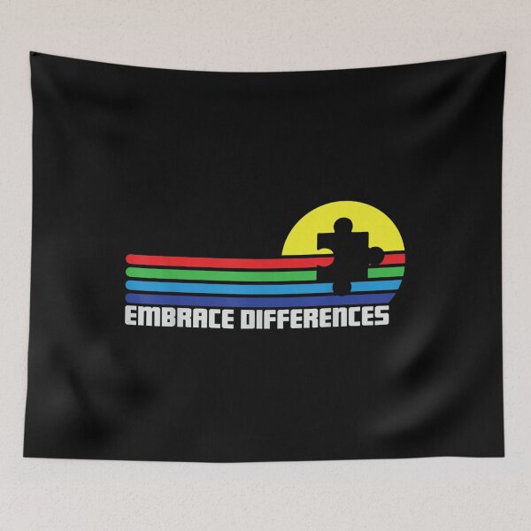 Item preview,  Embrace Differences Autism Awareness Day Puzzle Piece designed and sold by miann4.