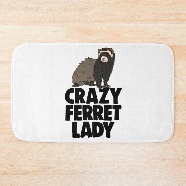 Item preview, Crazy Ferret Lady designed and sold by Bendthetrend.